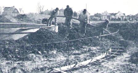 The final phase of contruction. 